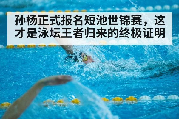 孙杨正式报名短池世锦赛,这才是泳坛王者归来的终极证明